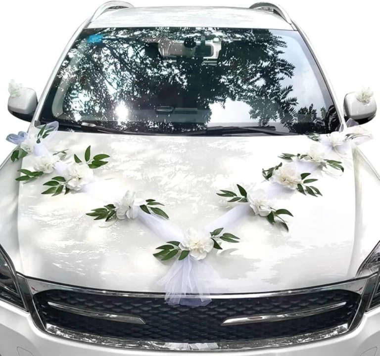 decoration mariage voiture style classique
