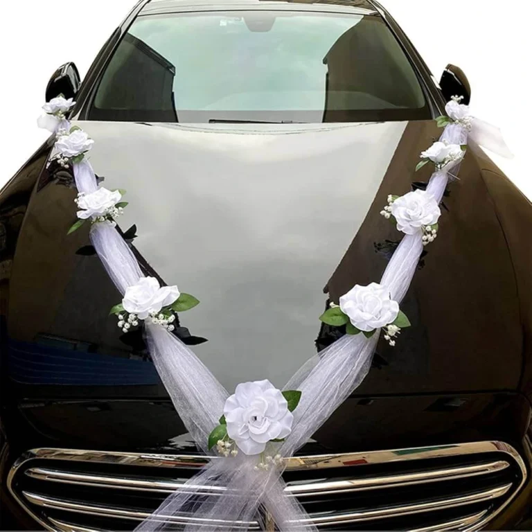 decoration mariage voiture style classique chic