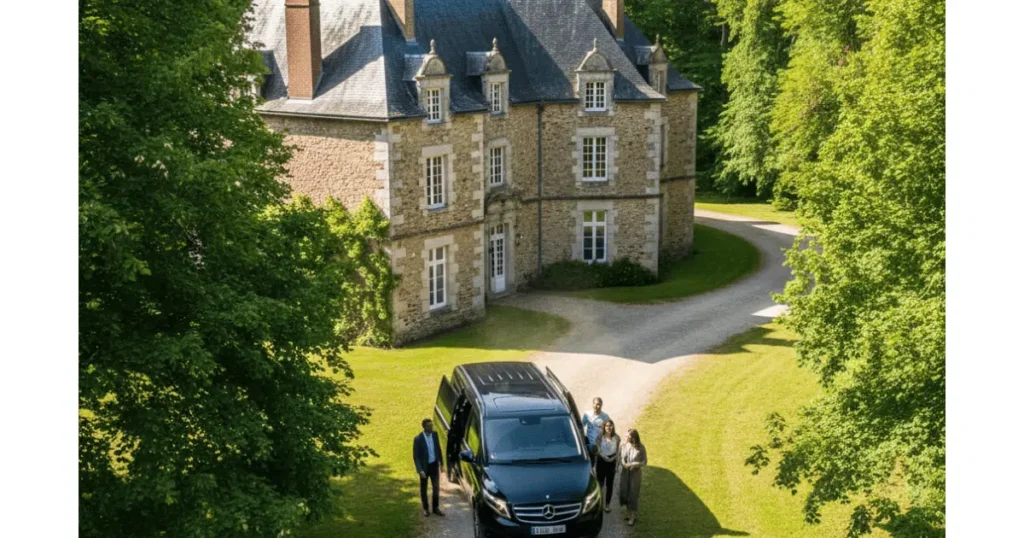 van chauffeur privé entreprise Paris transport collaborateurs VIP