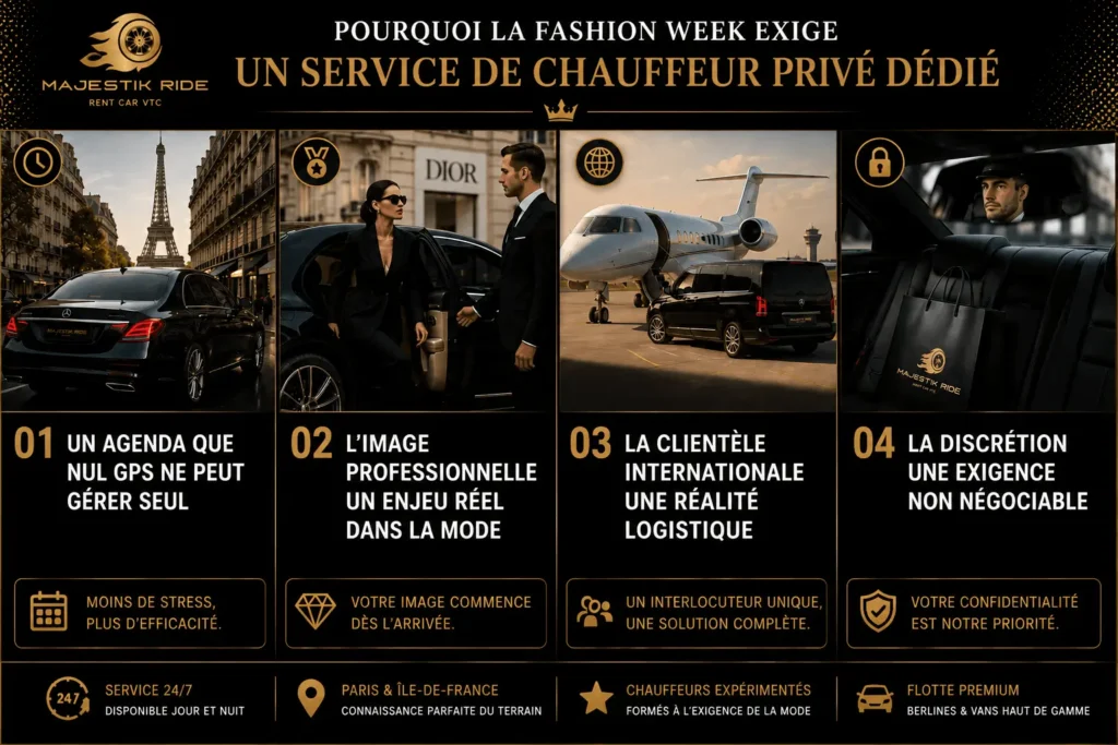 chauffeur paris fashion week