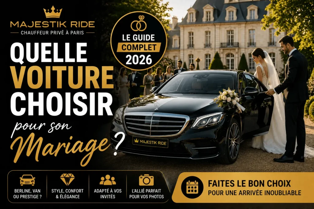 Quelle voiture choisir pour son mariage ? Le guide complet 2026